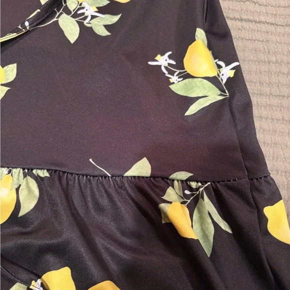 Tash + Sophie Lemon Print Midi Dress size S NWT - Picture 13 of 13